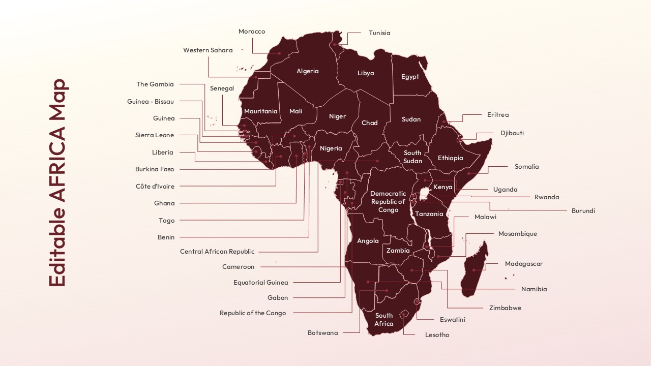 Africa Data Visualization Slide