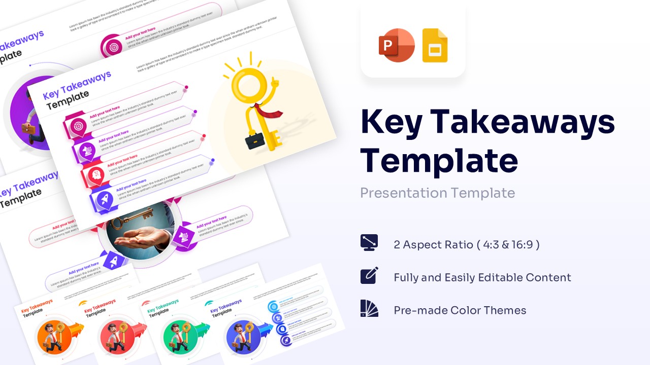 modern key takeaways template featured image