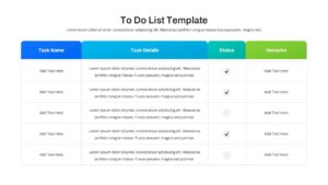 Priority management slide categorized into Today's Priorities, Completed Tasks, Notes, and Next Steps