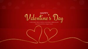 Elegant love theme layout suitable for marketing promos and special occasions