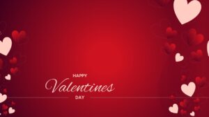 PowerPoint slide with a heart rate icon and February 14 headline on a textured paper background.