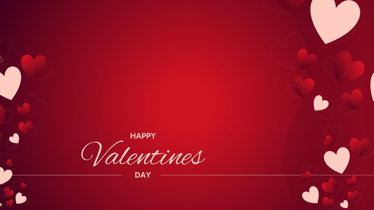 PowerPoint slide with a heart rate icon and February 14 headline on a textured paper background.