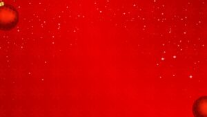 Christmas presentation template showing a snowman wearing a top hat