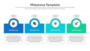 4 Step Milestone Template