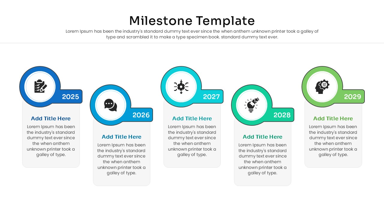 5 Step Milestones