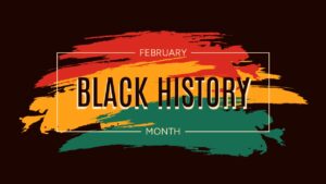 Artistic background slide with textured brushstrokes in red, gold, and green for heritage storytelling.