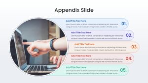 Clean vertical list infographic with four rounded rows in blue, green, yellow, and red for backup data notes.