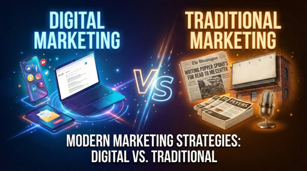 Digital Marketing Vs Traditional Marketing 