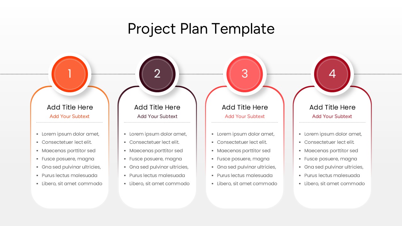 horizontal timeline template