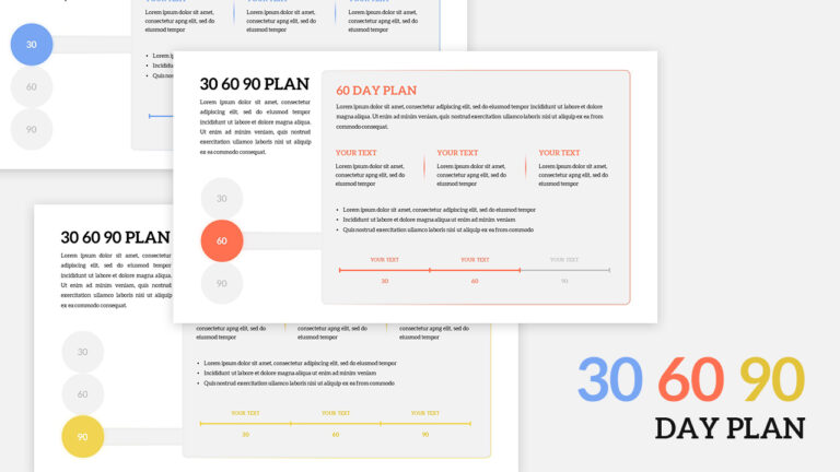 Interactive 30 60 90 day plan template