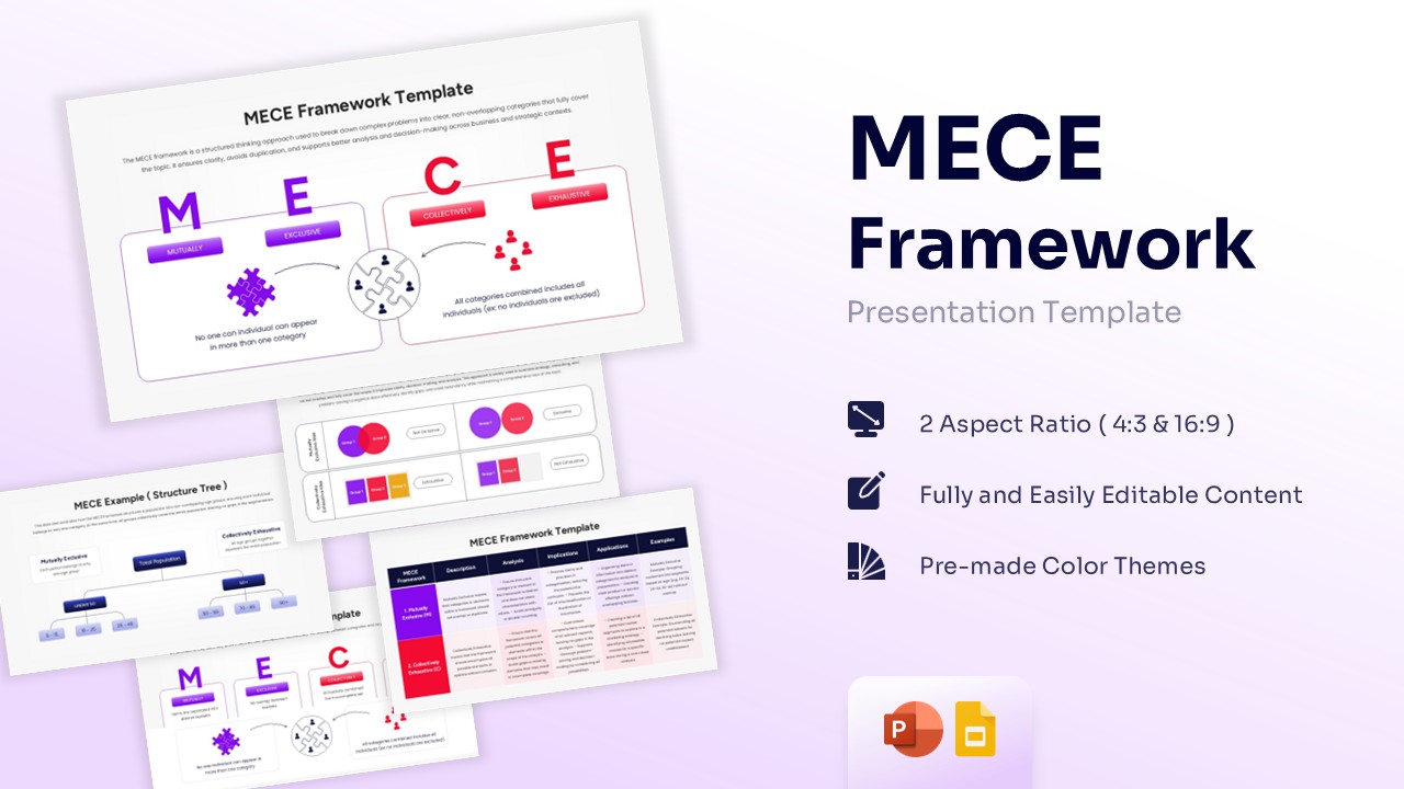 MECE Framework Template for PowerPoint & Google Slides - Winslides