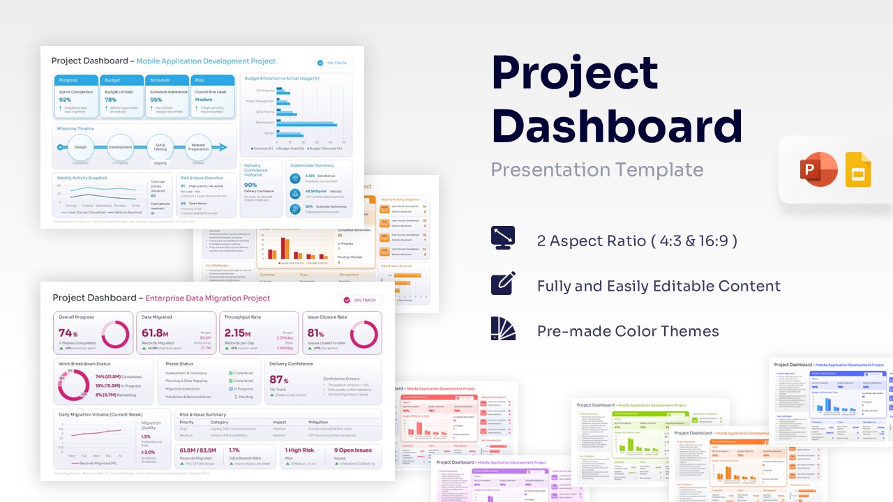 project dashboard template