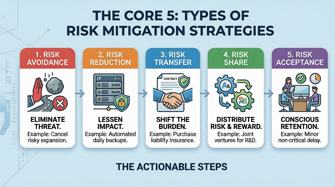 types of risk mitigation stratgies