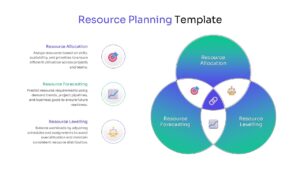 3-circle Venn diagram showing the overlap of Allocation, Forecasting, and Levelling.